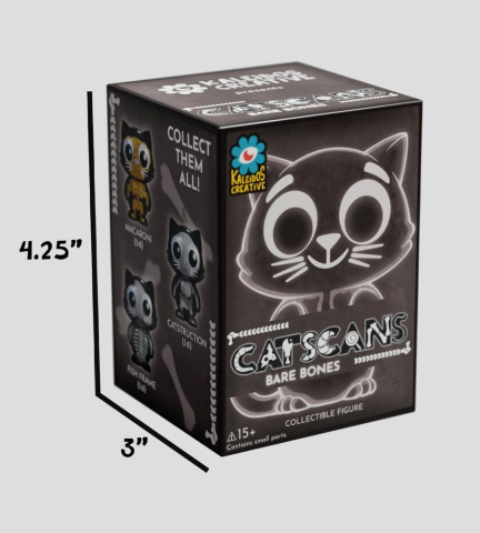 Catscans Mini Figures S2 Bare Bones 6 cm Blind Box Display (6) [7]