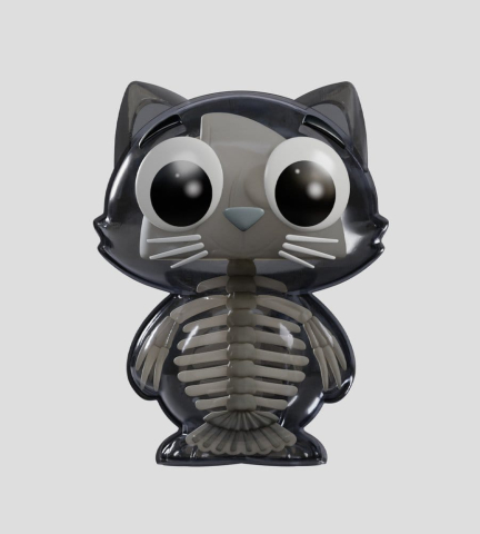 Catscans Mini Figures S2 Bare Bones 6 cm Blind Box Display (6) [2]