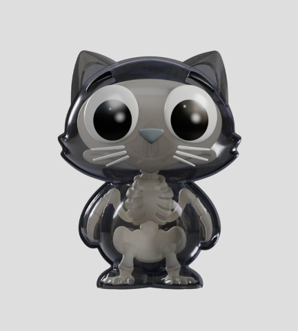 Catscans Mini Figures S2 Bare Bones 6 cm Blind Box Display (6) [4]