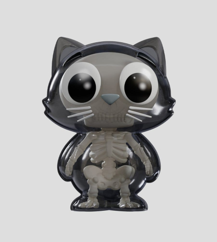 Catscans Mini Figures S2 Bare Bones 6 cm Blind Box Display (6) [3]