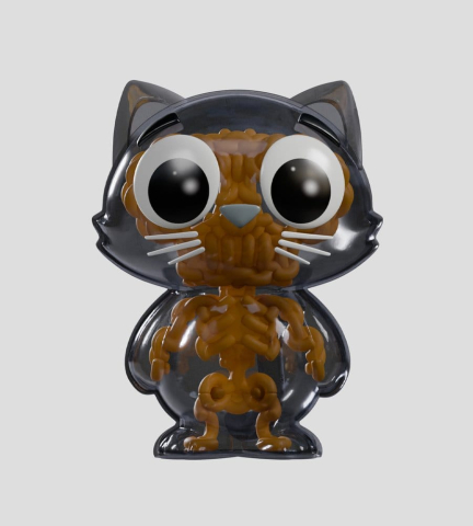 Catscans Mini Figures S2 Bare Bones 6 cm Blind Box Display (6) [5]