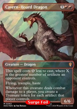 Singles Trading Card Games - Cavern-Hoard Dragon (V.2) The Hobbit: Eternal - Singles 63