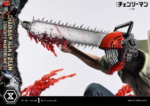 Chainsaw Man Concept Masterline Series Statue 1/6 Chainsaw Man & Beam 73 cm [11]