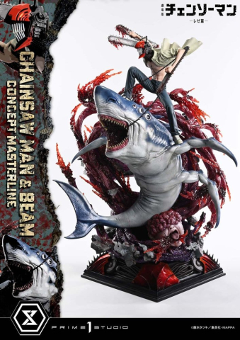 Chainsaw Man Concept Masterline Series Statue 1/6 Chainsaw Man & Beam 73 cm [7]