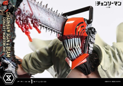 Chainsaw Man Concept Masterline Series Statue 1/6 Chainsaw Man & Beam 73 cm [12]