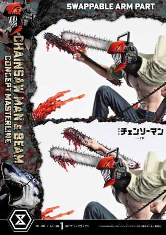 Chainsaw Man Concept Masterline Series Statue 1/6 Chainsaw Man & Beam 73 cm [4]