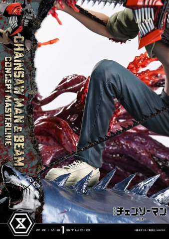Chainsaw Man Concept Masterline Series Statue 1/6 Chainsaw Man & Beam Bonus Version 73 cm [21]
