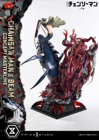 Chainsaw Man Concept Masterline Series Statue 1/6 Chainsaw Man & Beam Bonus Version 73 cm [13]