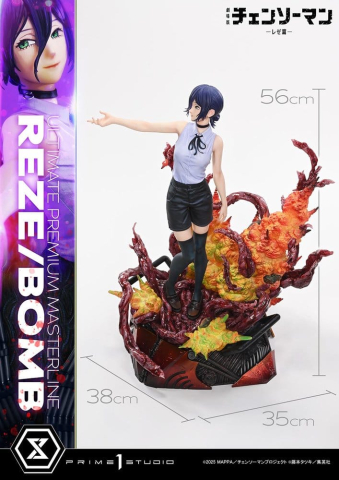 Chainsaw Man Ultimate Premium Masterline Series Statue 1/4 The Movie: Reze Arc REZE/BOMB 56 cm [5]