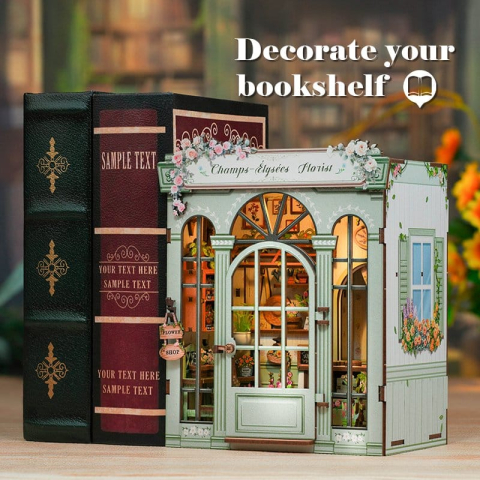 Champs-Élysées Florist - DIY Miniature House Kit cu LED [4]