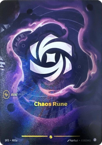 Riftbound: League of Legends Singles - Chaos Rune (V.2 - Showcase) R05a