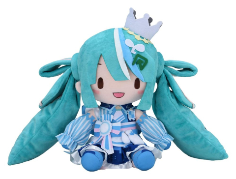 PRECOMENZI - Character Vocal Series 01: Hatsune Miku Fuwa Petit Plush Figure Hatsune Miku LAWSON 50th Anniversary Special LIVE L 30 cm