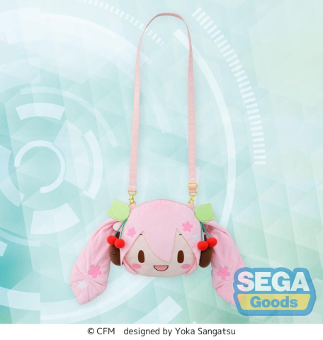 PRECOMENZI - Character Vocal Series 01: Hatsune Miku fuwa petit Shoulder Bag Sakura Miku Face (M)