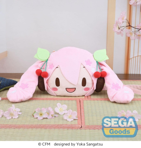 Character Vocal Series 01: Hatsune Miku fuwa petit Shoulder Bag Sakura Miku Face (M) [2]