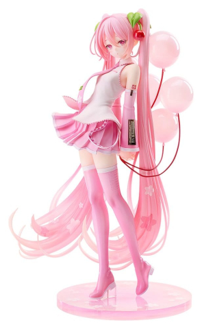 Character Vocal Series 01: Hatsune Miku G.S. Collection [SC] PVC Figure 1/7 Sakura Miku: GSC Illustration Contest Ver. 26 cm [5]