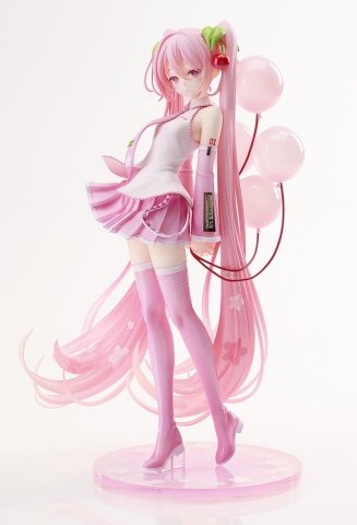 PRECOMENZI - Character Vocal Series 01: Hatsune Miku G.S. Collection [SC] PVC Figure 1/7 Sakura Miku: GSC Illustration Contest Ver. 26 cm