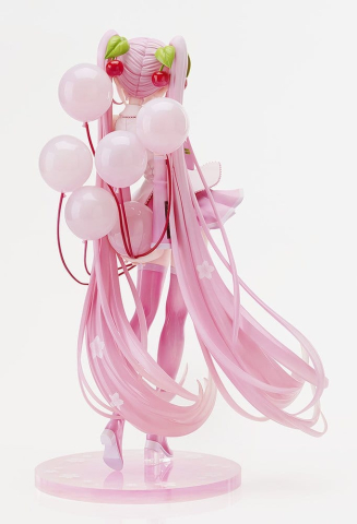 Character Vocal Series 01: Hatsune Miku G.S. Collection [SC] PVC Figure 1/7 Sakura Miku: GSC Illustration Contest Ver. 26 cm [4]