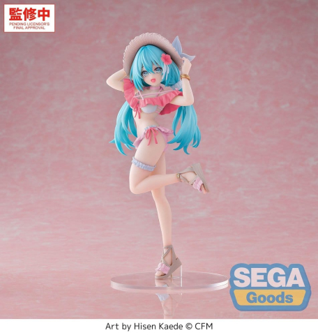 PRECOMENZI - Character Vocal Series 01: Hatsune Miku Luminasta PVC Figure Conceptual Series Vol.1 Tropical Ver. 21 cm