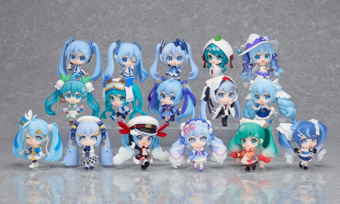 Character Vocal Series 01: Hatsune Miku Mini Figure Snow Miku All Stars Figure Collection Vol. 2 8 cm Blind Box Assortment (8) [9]