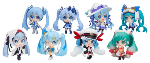 Character Vocal Series 01: Hatsune Miku Mini Figures Snow Miku All Stars Collection Vol. 1 8 cm Blind Box Assortment (8) [10]