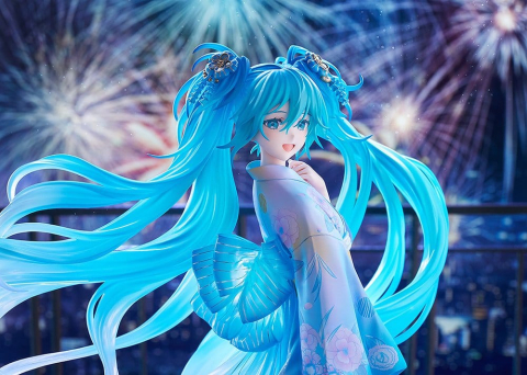 Character Vocal Series 01: Hatsune Miku PVC Figure 1/7 Music & Fire Works Ver. 23 cm [1]