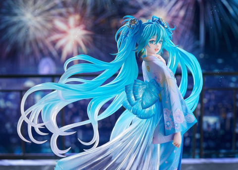 Character Vocal Series 01: Hatsune Miku PVC Figure 1/7 Music & Fire Works Ver. 23 cm [3]