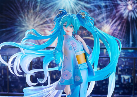 Character Vocal Series 01: Hatsune Miku PVC Figure 1/7 Music & Fire Works Ver. 23 cm [4]