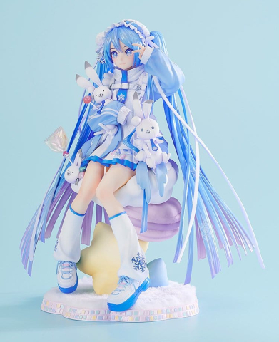 Character Vocal Series 01: Hatsune Miku PVC Statue 1/7 Snow Miku: Yukiiro Pop Ver. 24 cm [1]