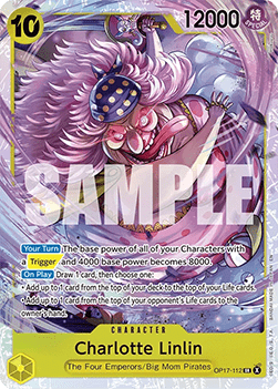 Singles One Piece - Charlotte Linlin (OP17-112) (V.1) The World’s Strongest Warriors - Singles FOILED