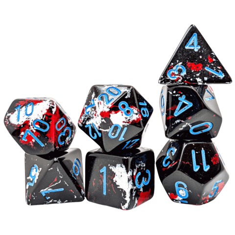 Chessex Brush Dark Side Set 7 Zaruri Polyhedral [1]