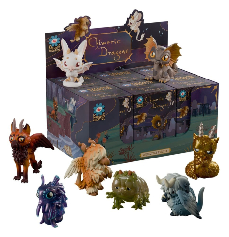 Chimeric Dragons Mini Figures S1 8 cm Blind Box Display (6) [2]