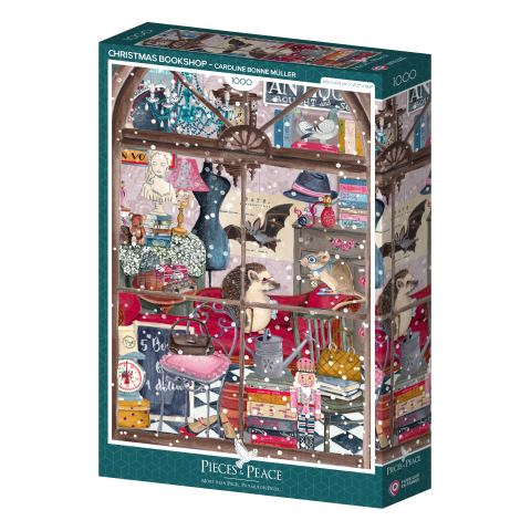 Puzzle - Christmas Bookshop – Puzzle 1000 piese