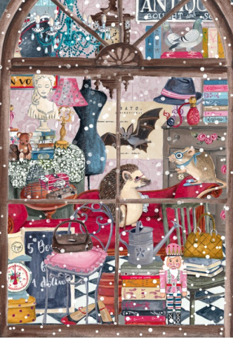 Christmas Bookshop – Puzzle 1000 piese [1]