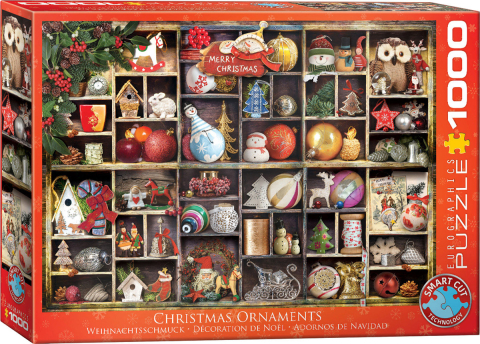Puzzle 1000 piese - Christmas Ornaments – Puzzle 1000 piese