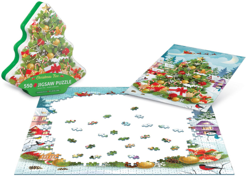 Christmas Tree Tin – Puzzle 550 piese [2]
