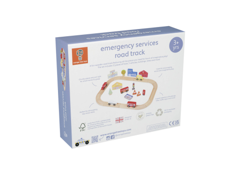 Circuit cu vehicule utilitare, Orange Tree Toys [4]