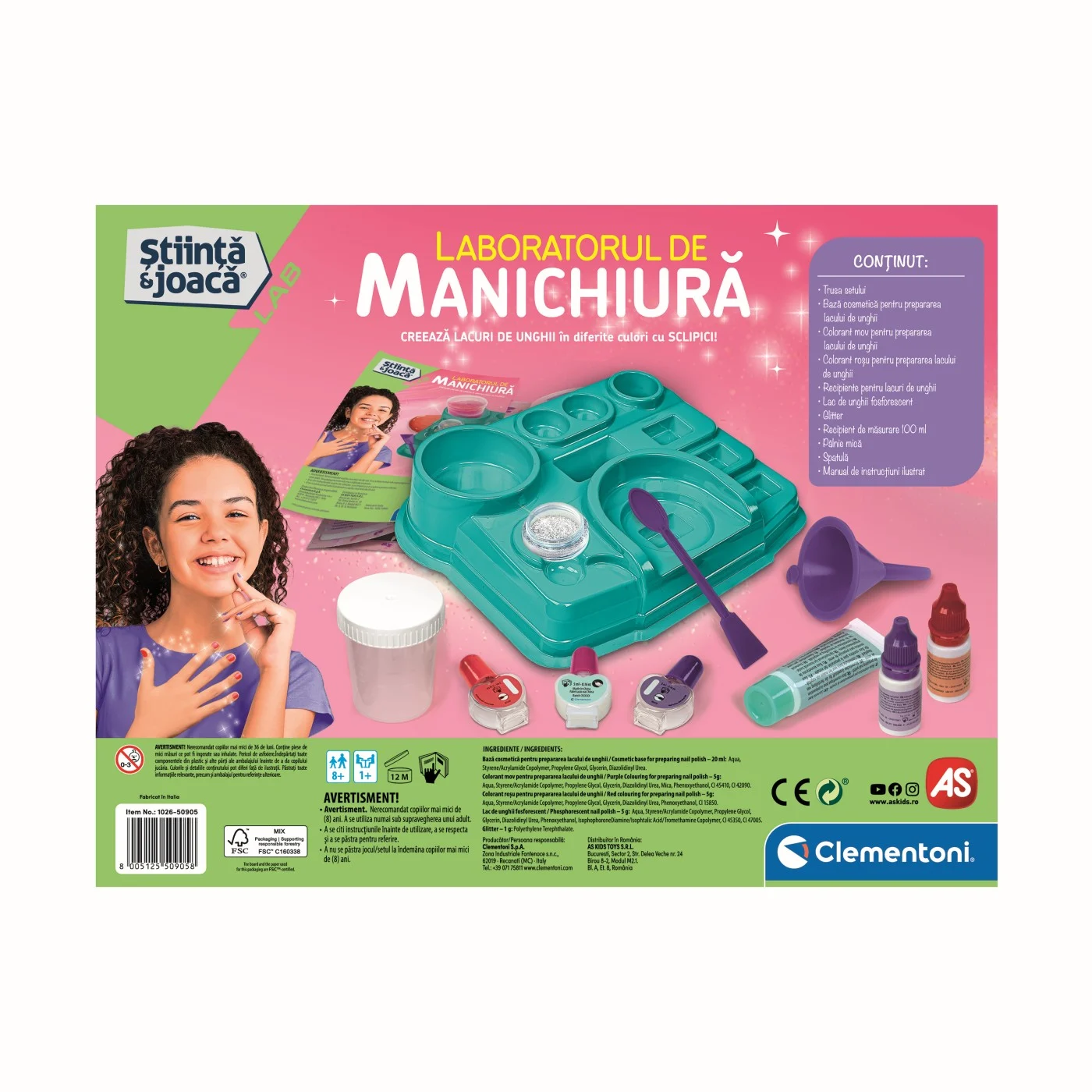 Clementoni Stiinta si Joaca Laboratorul de Manichiura [5]