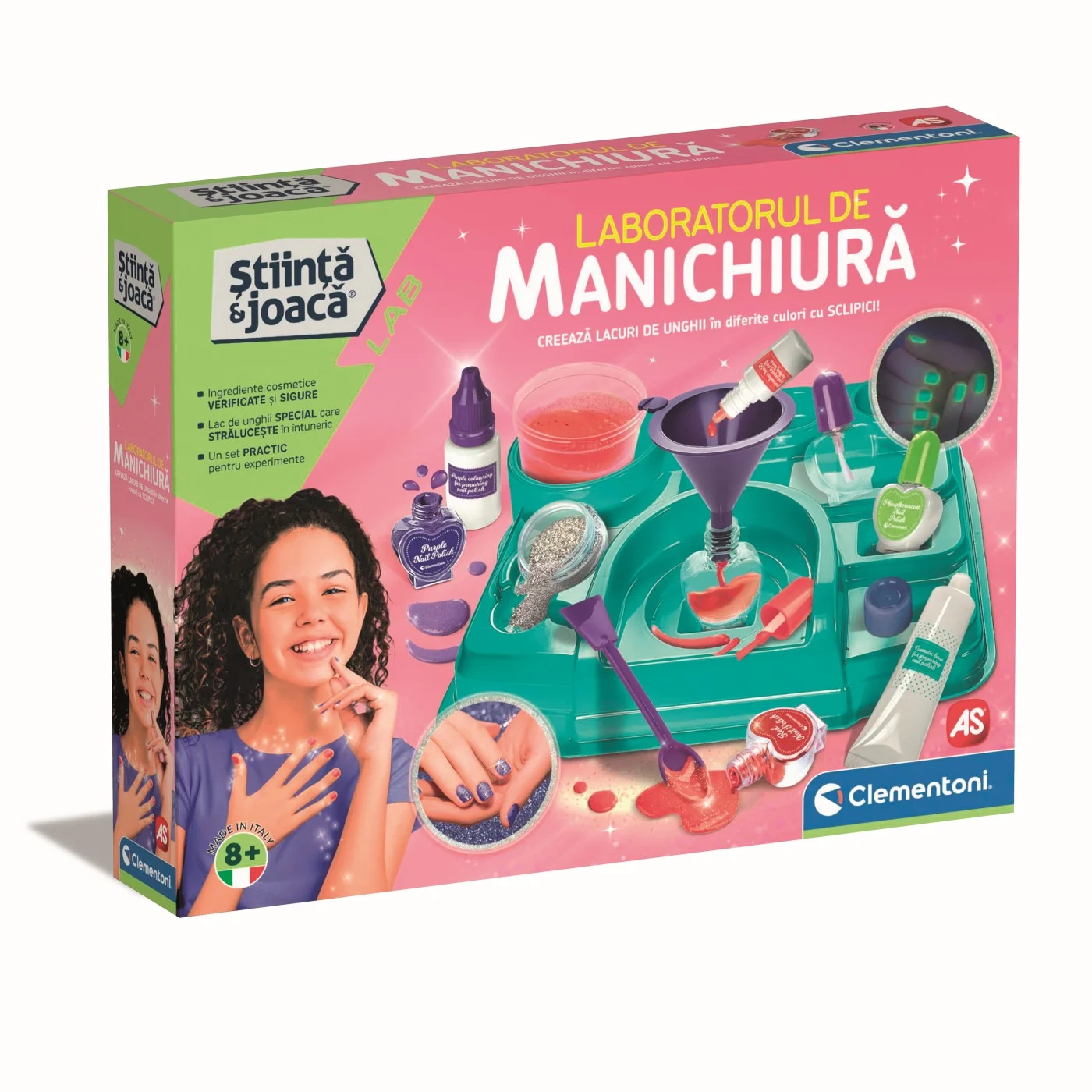Jocuri si jucarii - Clementoni Stiinta si Joaca Laboratorul de Manichiura