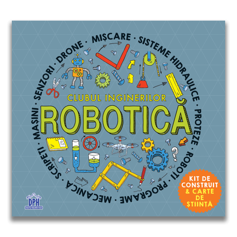 Noutati - Clubul Inginerilor Robotica – Carte interactiva STEM 6+ ani