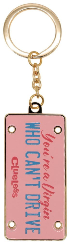 Fashion & Accessories - Clueless Keyring License Plate Limited Edition