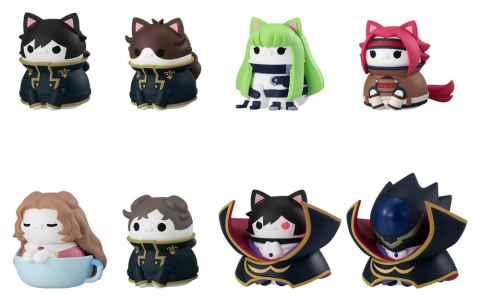 Code Geass: Lelouch of the Rebellion Mega Cat Project Mini Figures Code Genyass 3 cm Blind Box Assortment (8) [12]