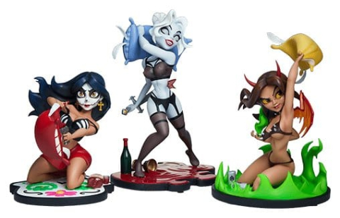 Coffin Comics Designer Statues Set Sleepover In Hell [13]
