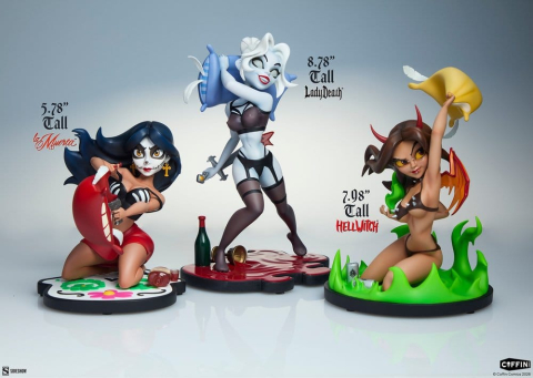 Coffin Comics Designer Statues Set Sleepover In Hell [5]