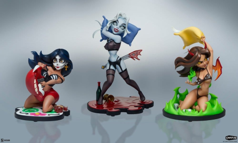 Coffin Comics Designer Statues Set Sleepover In Hell [9]