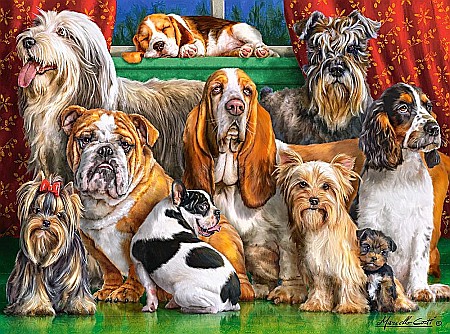 Puzzle 3000 piese Clubul Cateilor 300501 [1]