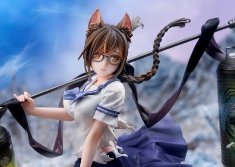 Comics Bakemonogatari PVC Figure 1/7 Tsubasa Hanekawa 26 cm [8]