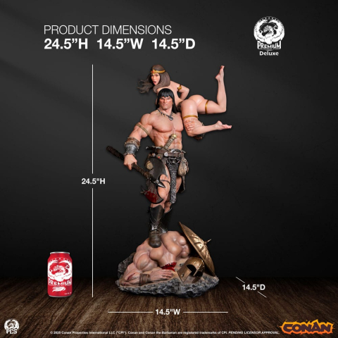 Conan the Barbarian Statue 1/4 Conan Deluxe Edition 63 cm [22]