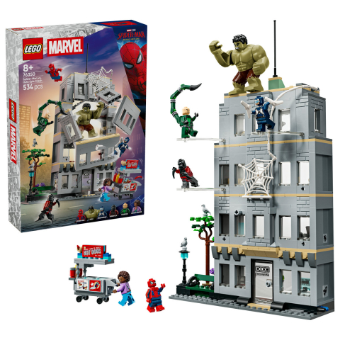 LEGO Marvel Super Heroes - Confruntarea memorabilă dintre Omul-Păianjen și Hulk