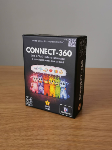 Board Games - Connect-360 – Joc educativ cu carti despre emotii, nevoi si culori