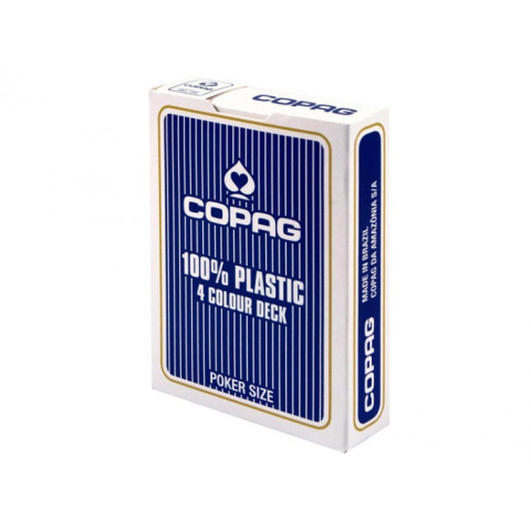 Copag - 4 Colour Poker Cards Albastru [2]